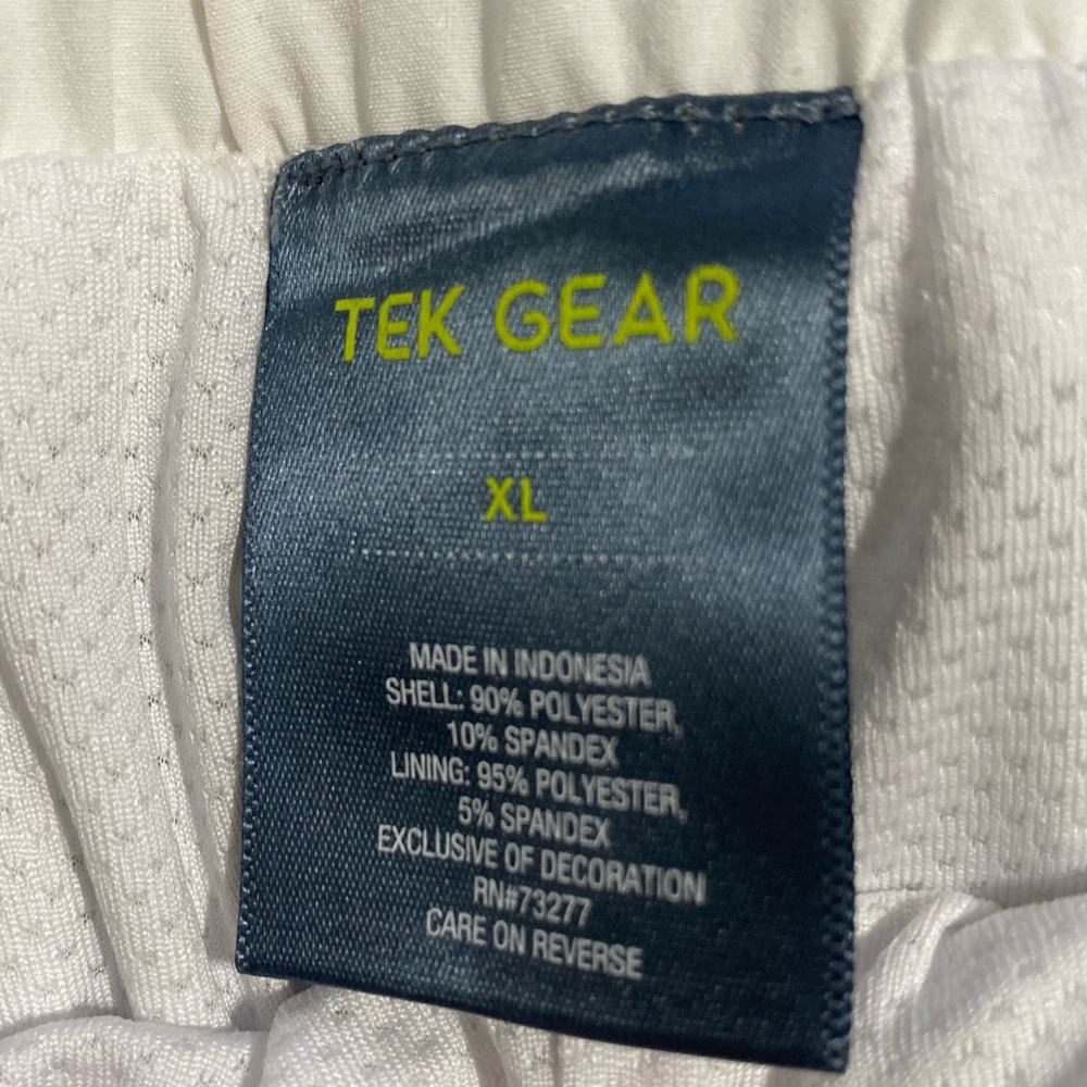 Tek Gear Women's White Athletic Shorts - Picture 4 of 5